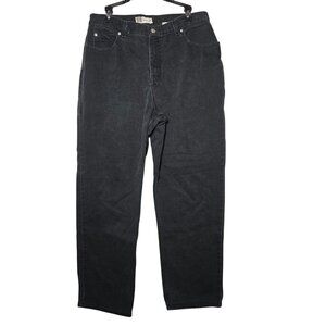 Faded Glory Womens Relaxed Fit Black Denim Jeans Plus Size 18 Y2k 2000s Retro
